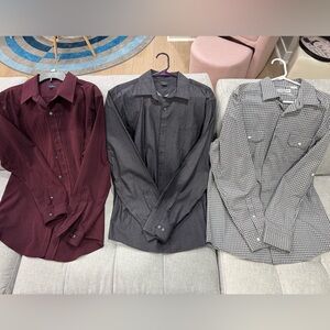 Men’s Lot of 3 Dress Shirts